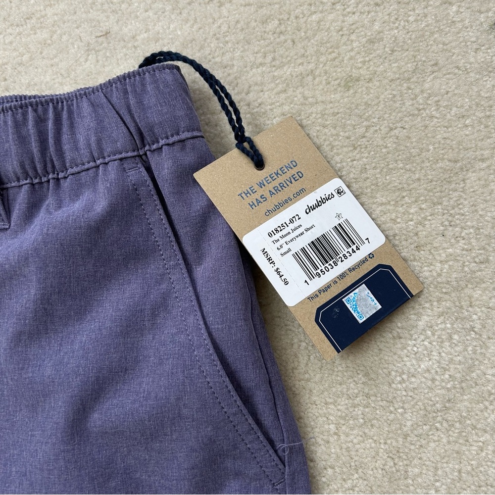 Chubbies Everywear Shorts Mens Small 6” Inseam Dual Drawcord Stretch Pockets - Picture 3 of 6